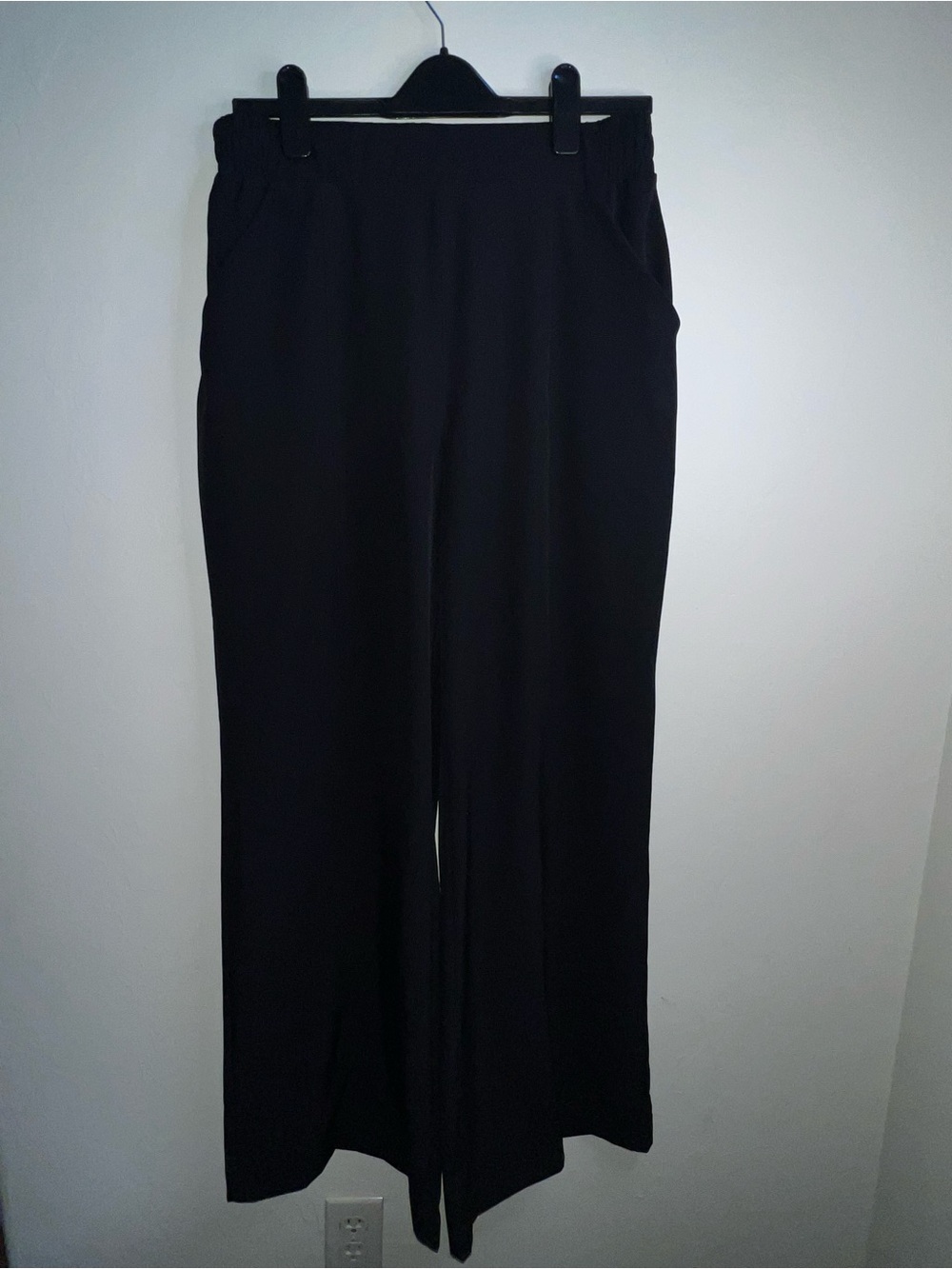 Fabletics Black Wide-Leg Jumpsuit-Style Pants